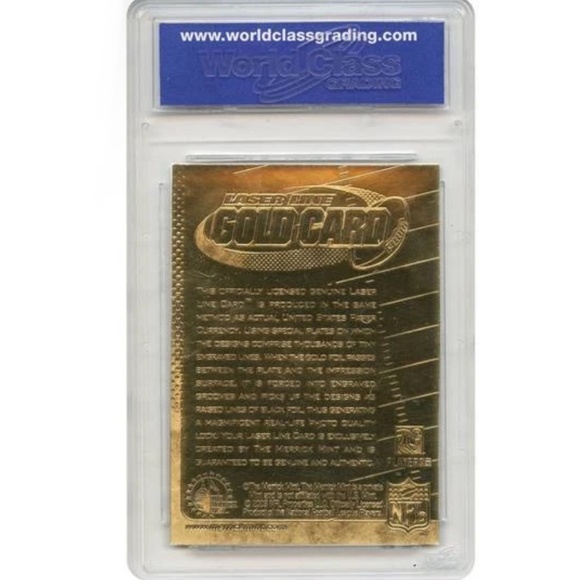 2003 TOM BRADY FOOTBALL CARD - GRADED GEM MINT 10 - NEW ENGLAND PATRIOTS NFL - Picture 2 of 2